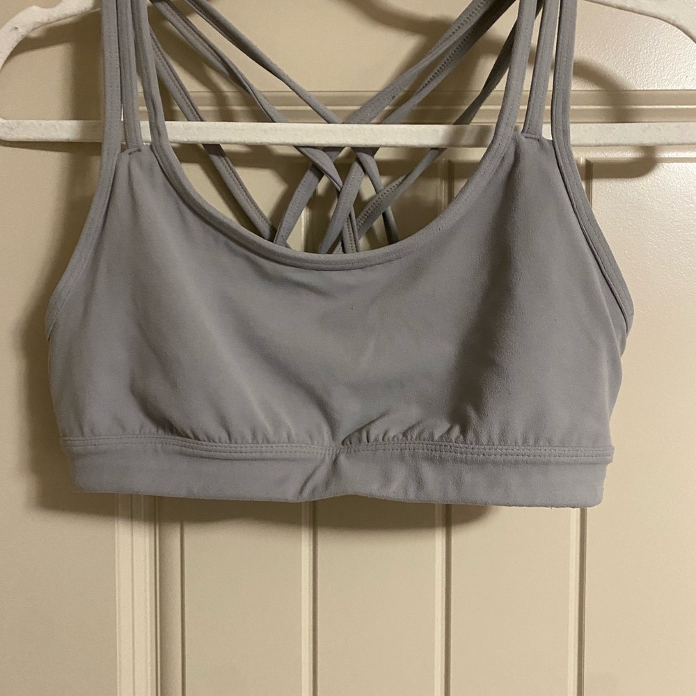 Gray Athleta Sports Bra